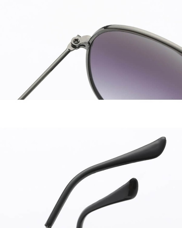 Okulary przeciwsłoneczne pilotki 2161D Grafit/Fiolet