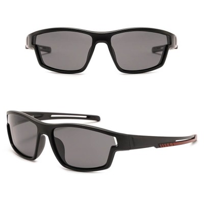 Dziecięce 5-9 lat gumowe okulary przeciwsłoneczne polaryzacyjne POL-JR-62B czarne