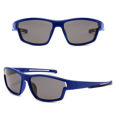 Dziecięce 5-9 lat gumowe okulary przeciwsłoneczne polaryzacyjne POL-JR-62C niebieskie