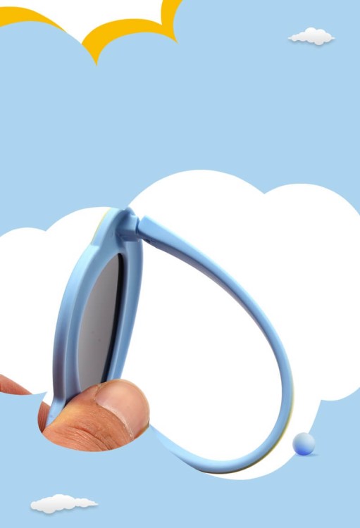 Dziecięce 1-3 lata gumowe okulary przeciwsłoneczne polaryzacyjne POL-JR-67A