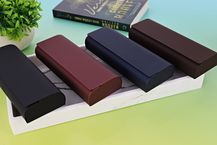 Etui okularowe na magnes STHC-14B brązowe