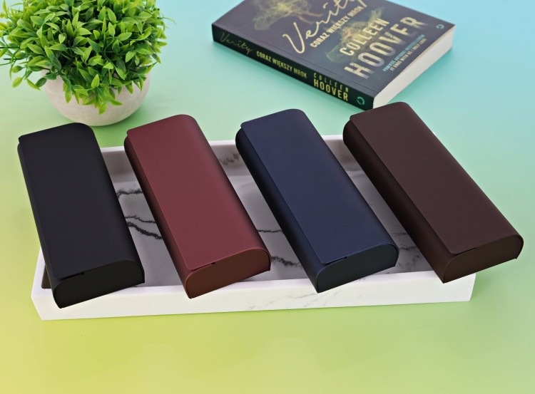 Etui okularowe na magnes STHC-14B brązowe