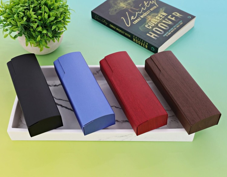 Etui okularowe na magnes STHC-15A niebieskie