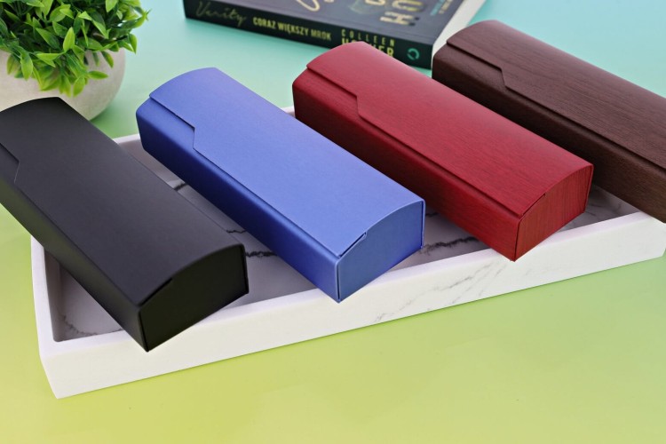 Etui okularowe na magnes STHC-15A niebieskie