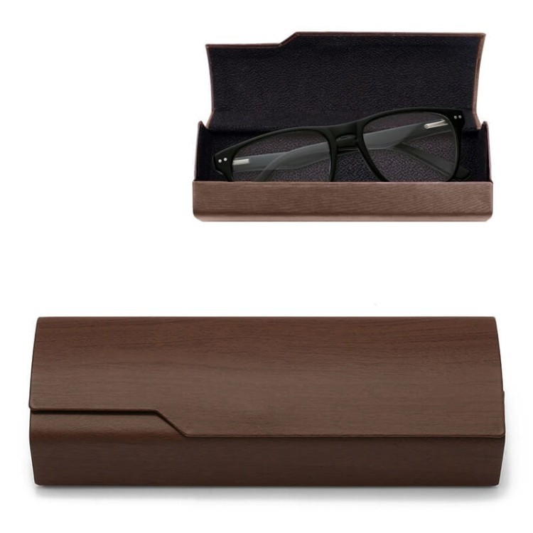 Etui okularowe na magnes STHC-15B brązowe