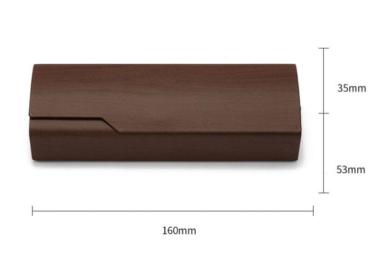 Etui okularowe na magnes STHC-15C bordowe