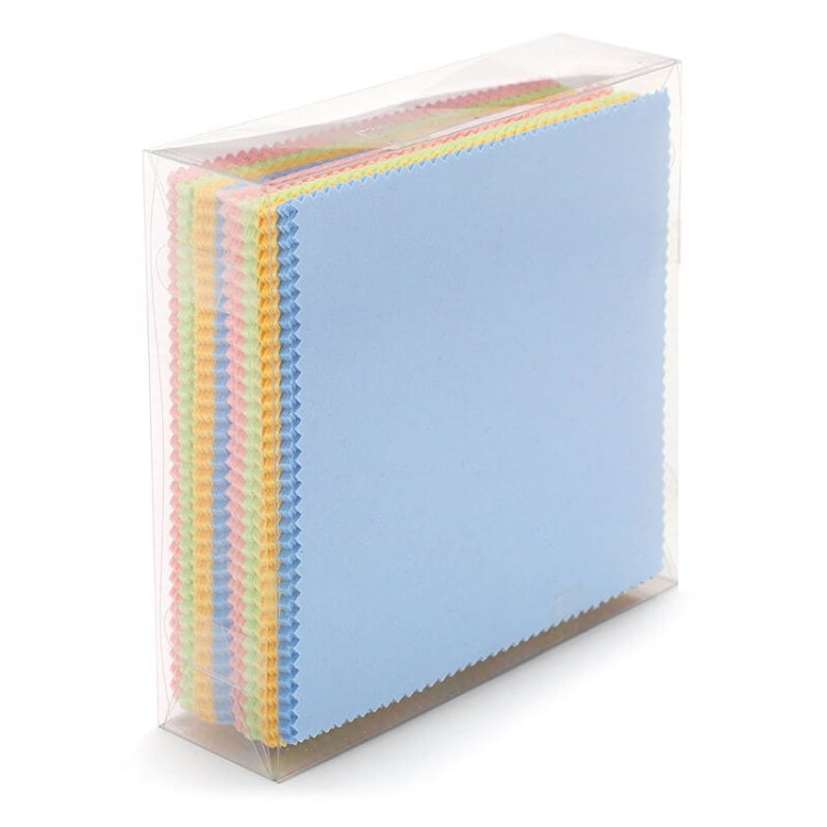 Ściereczka do okularów z Mikrofibry MIX 14x17cm - 10szt