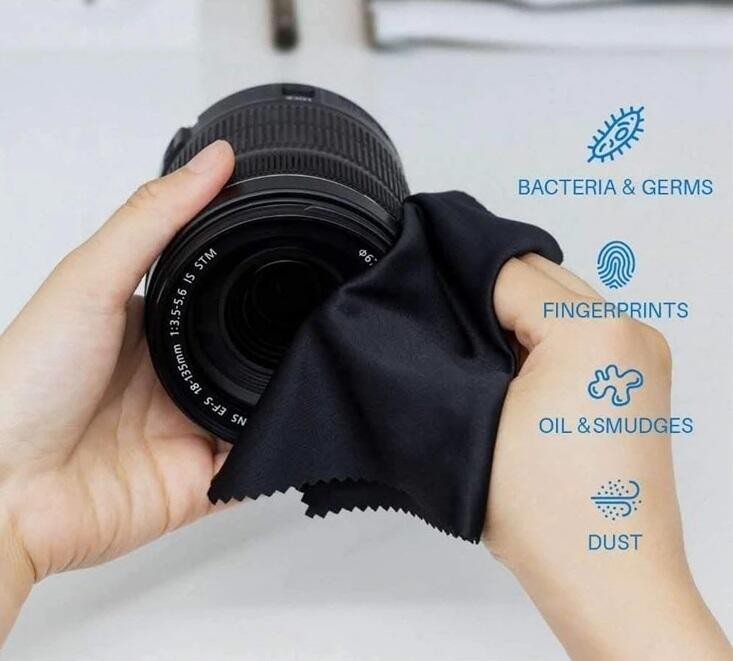 Ściereczka do okularów z Mikrofibry MIX 14x17cm - 10szt