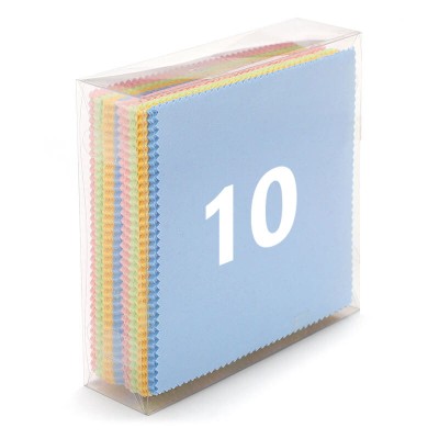 Ściereczka do okularów z Mikrofibry MIX 14x17cm - 10szt