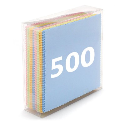 Ściereczka do okularów z Mikrofibry MIX 14x17cm - 500szt