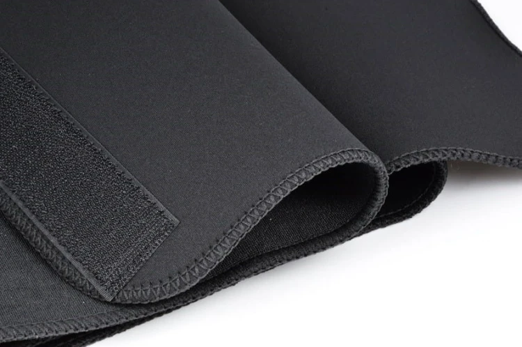 Pas neoprenowy 29cm Obszywany czarny