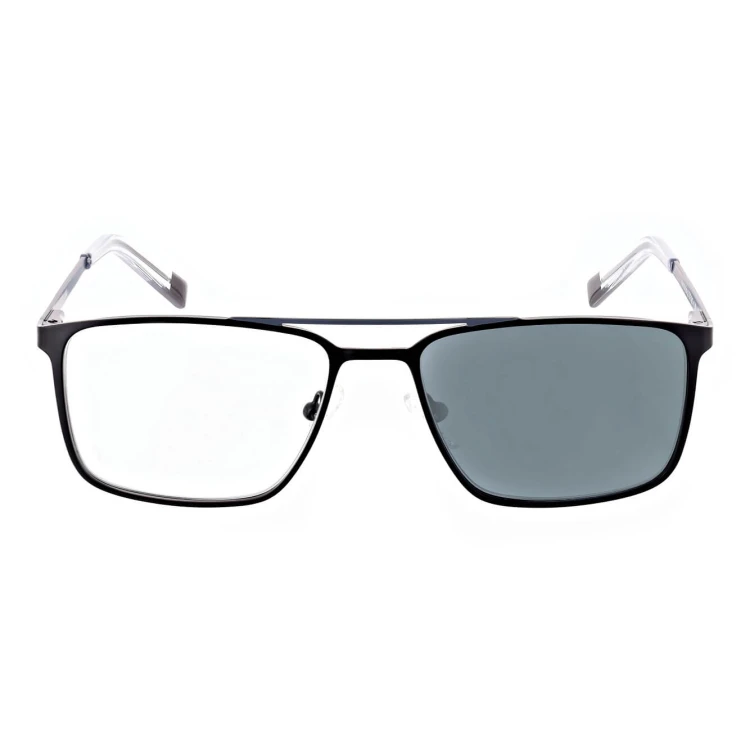 Męskie okulary Fotochromowe PREMIUM +1.50 do czytania z antyrefleksem STF380