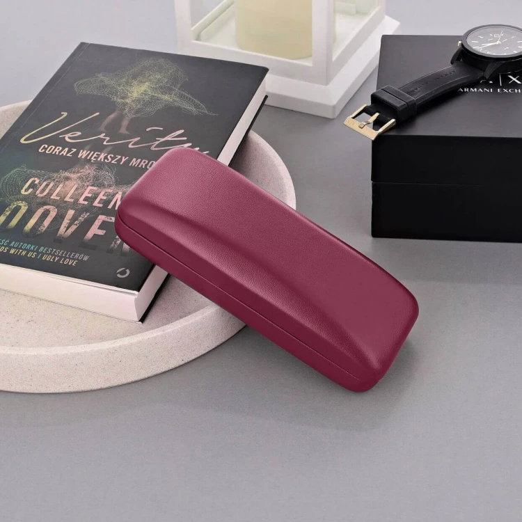 Etui na okulary ET-118F bordowe