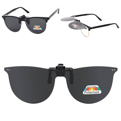 Nakładki przeciwsłoneczne polaryzacyjne na okulary korekcyjne NA-182 czarne