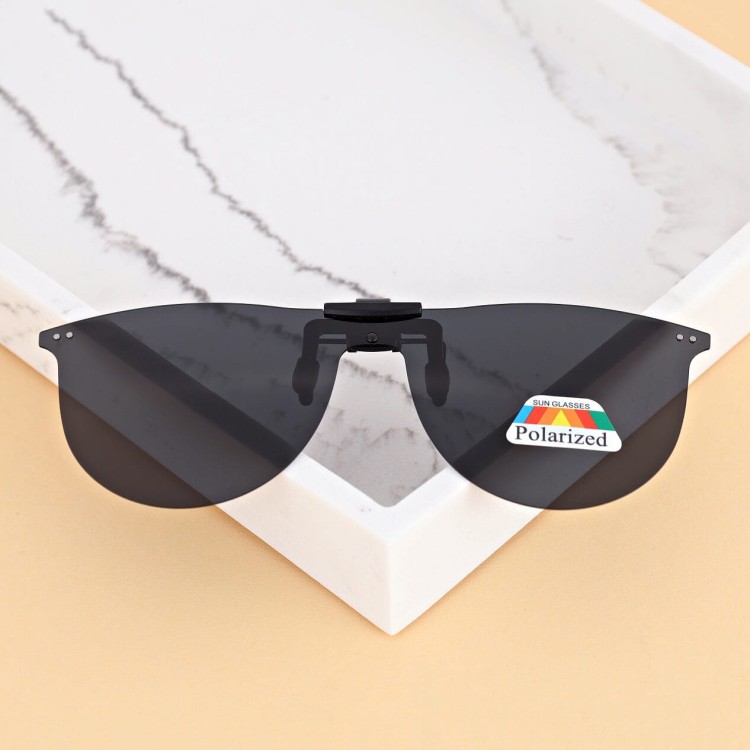 Nakładki przeciwsłoneczne polaryzacyjne na okulary korekcyjne NA-182 czarne