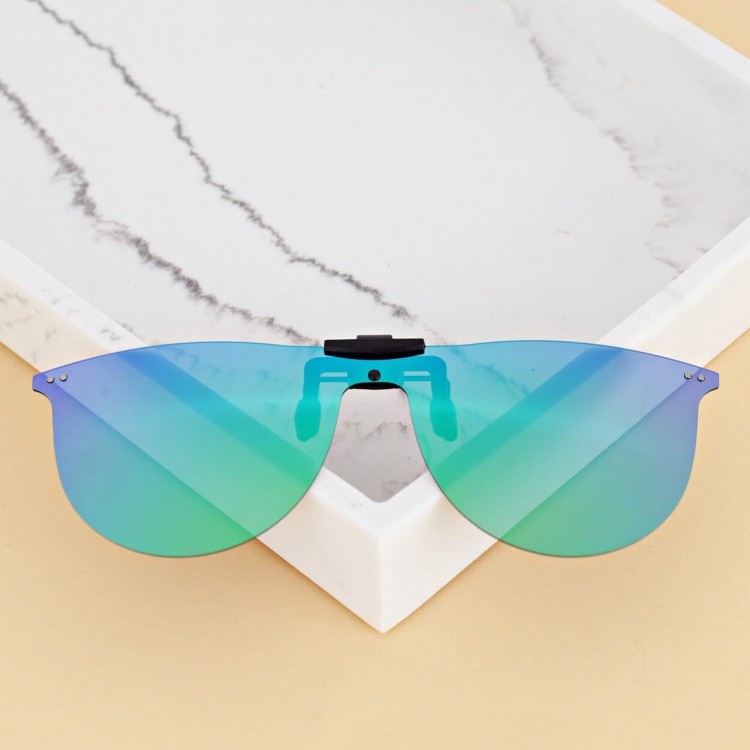 Nakładki przeciwsłoneczne polaryzacyjne na okulary korekcyjne NA-182B zielone