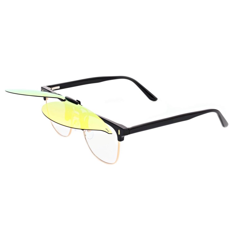 Nakładki przeciwsłoneczne polaryzacyjne na okulary korekcyjne NA-182C pomarańczowe