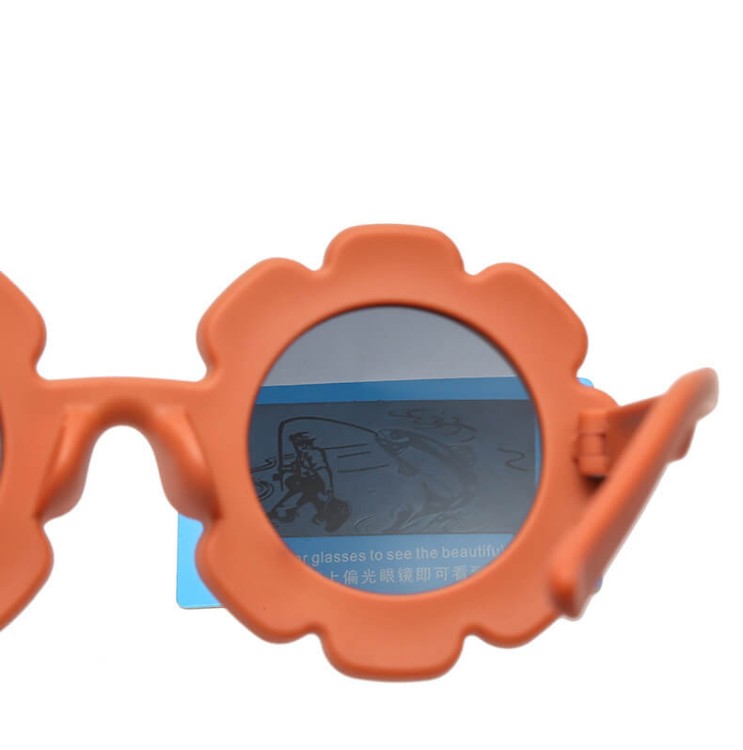 Dziecięce 2-4 lata gumowe okulary przeciwsłoneczne polaryzacyjne POL-JR-64 granatowe