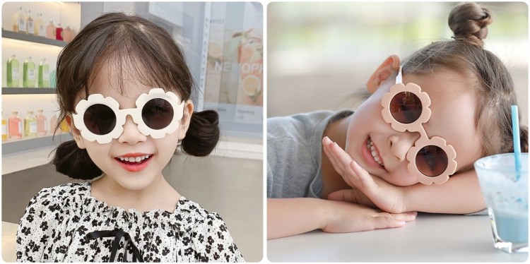 Dziecięce 2-4 lata gumowe okulary przeciwsłoneczne polaryzacyjne POL-JR-64A różowe
