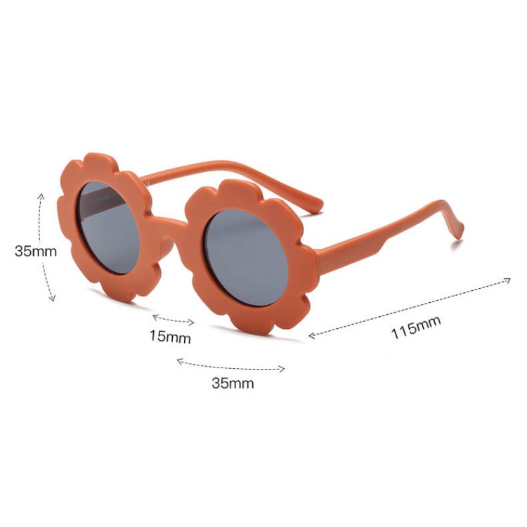 Dziecięce 2-4 lata gumowe okulary przeciwsłoneczne polaryzacyjne POL-JR-64C zielone