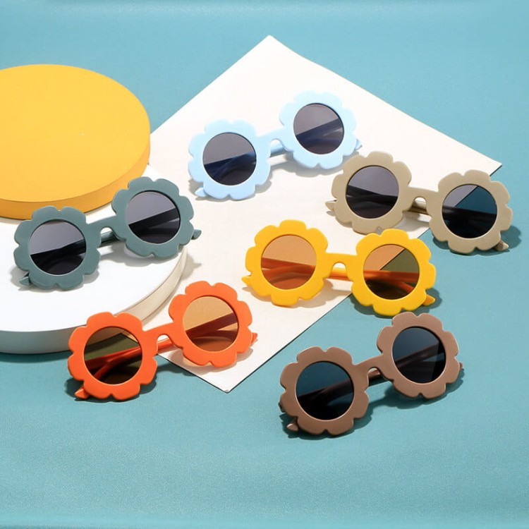 Dziecięce 2-4 lata gumowe okulary przeciwsłoneczne polaryzacyjne POL-JR-64C zielone