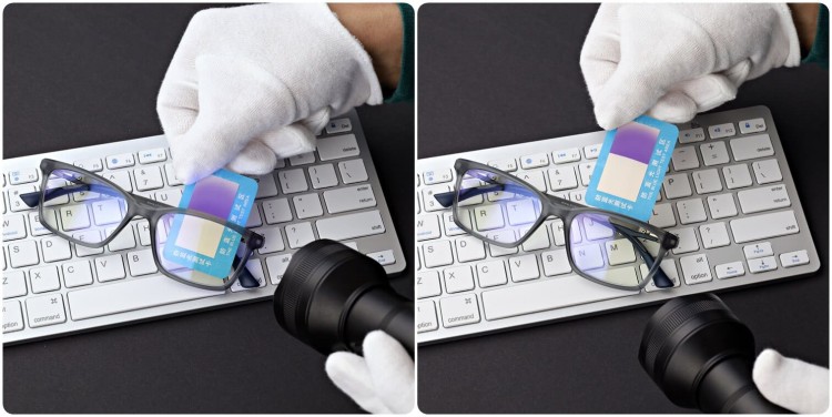 Męskie okulary +1.25 do czytania i komputera Blue Light ST339 szare