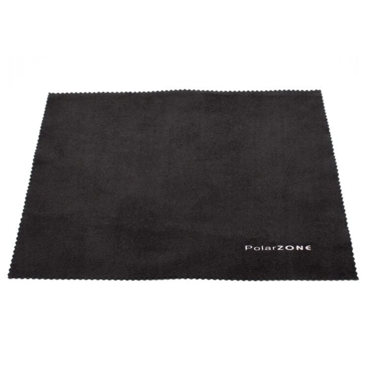 Ściereczka z mikrofibry do okularów - czarna - PolarZone 18x15