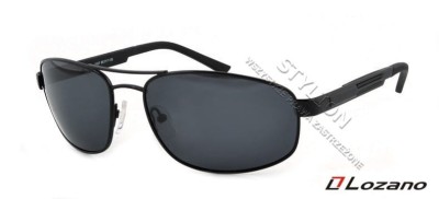 Męskie okulary przeciwsłoneczne stalowe LOZANO LZ-1107 z polaryzacją
