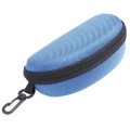 Etui na okulary futerał na zamek z karabińczykiem kolor niebieski -.jpg