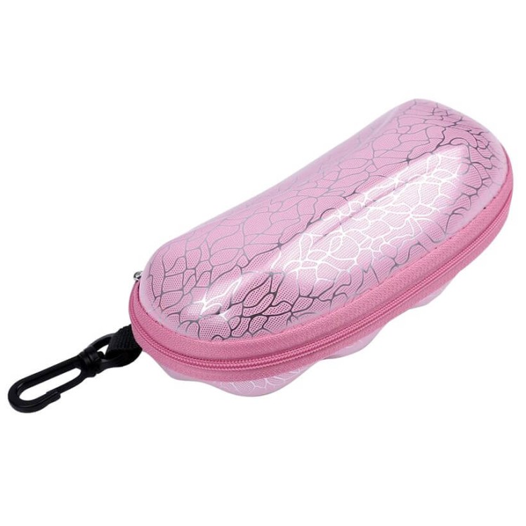 Różowe Etui okularowe na zamek z karabińczykiem ETC-96B.jpg