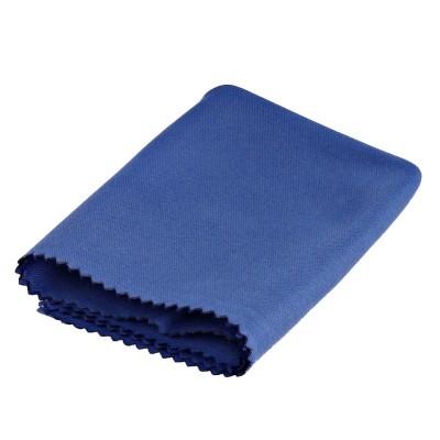 Ściereczka premium z mikrofibry do okularów 220g - niebieska 18x15