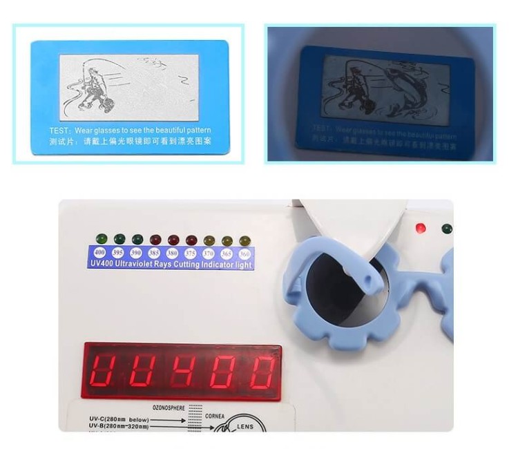 Dziecięce 0-2 lata gumowe okulary przeciwsłoneczne polaryzacyjne z gumką POL-JR-72D miętowy