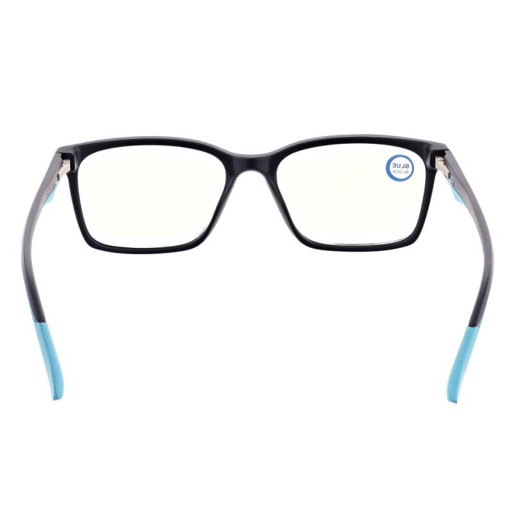 Męskie okulary +3.50 do czytania i komputera Blue Light ST338 czarne