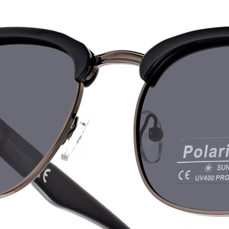 Okulary przeciwsłoneczne z polaryzacją POL-5061B czarny/grafit