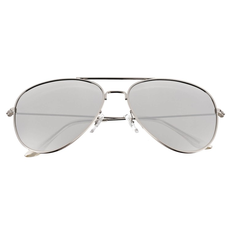 Okulary przeciwsłoneczne z polaryzacją pilotki POL-3026B srebrne