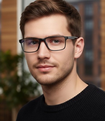 Plusy Męskie Okulary do Czytania moc: +3 z antyrefleksem ST315