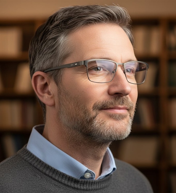 Plusy +1.25 Męskie okulary do czytania korekcyjne ST330