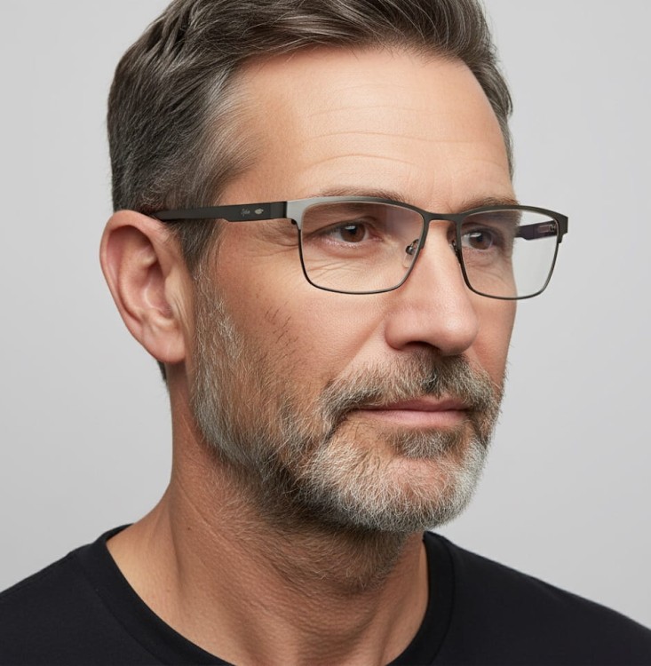 Plusy +2.75 Męskie okulary do czytania korekcyjne ST330