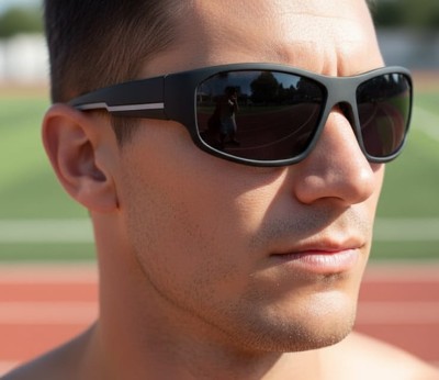 Męskie sportowe okulary przeciwsłoneczne z polaryzacją SPD174