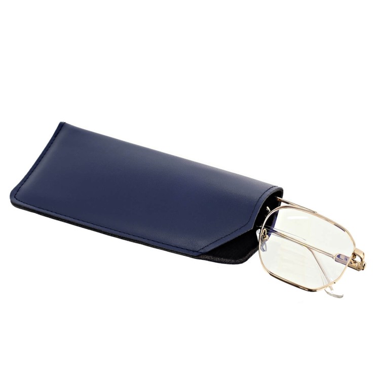 Pokrowiec na okulary w wersji wsuwanej ET-136A granatowy