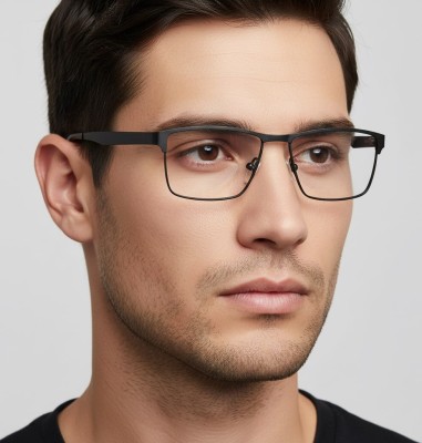 Męskie oprawki korekcyjne okulary zerówki 876 czarne