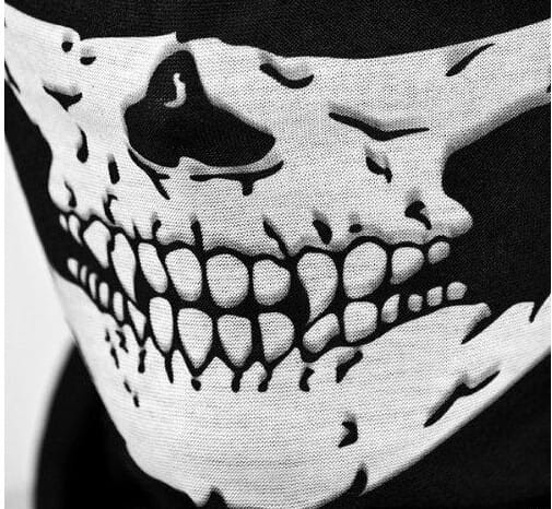 Czacha PółKominiarka maska Bandama wielofunkcyjna chusta Czaszka CH-CZ