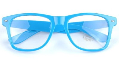 Błękitne okulary nerdy zerówki Damskie i Męskie NR-51