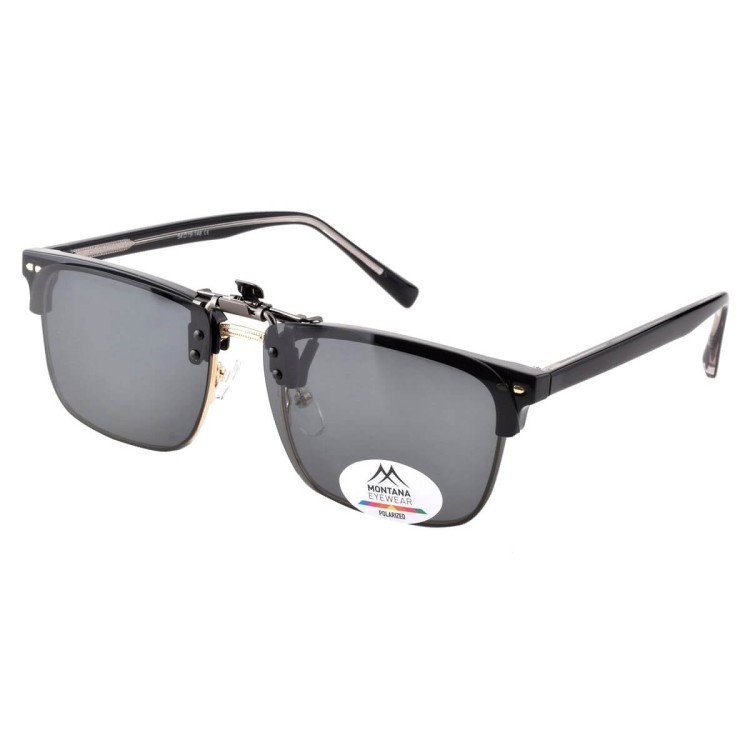 Nakładki przeciwsłoneczne polaryzacyjne na okulary korekcyjne C7 czarne