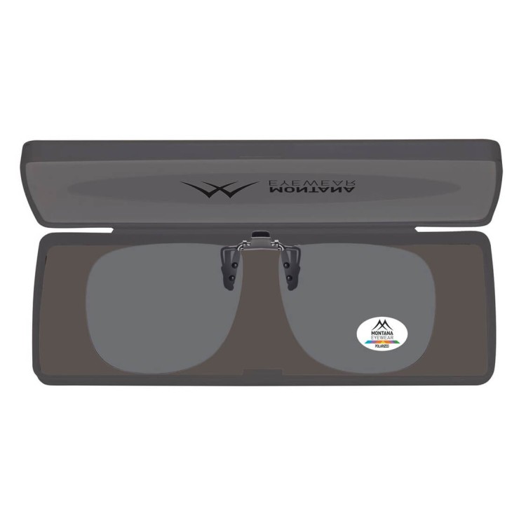 Nakładki przeciwsłoneczne polaryzacyjne na okulary korekcyjne C7 czarne