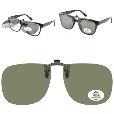 Nakładki przeciwsłoneczne polaryzacyjne na okulary korekcyjne C7A zielone