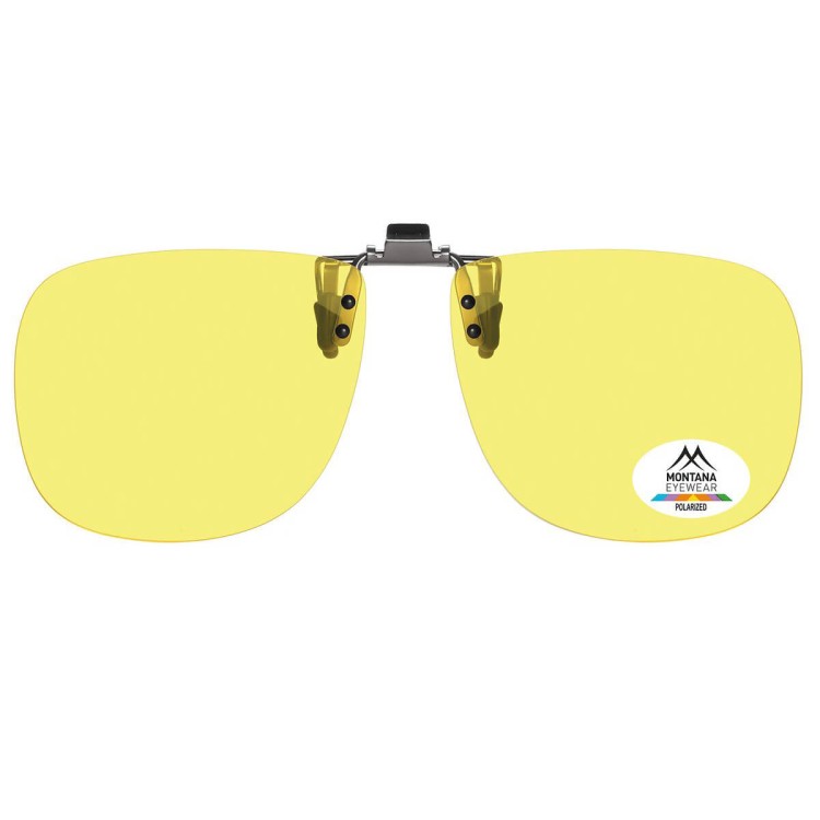 Żółte nakładki rozjaśniające polaryzacyjne na okulary korekcyjne C7C
