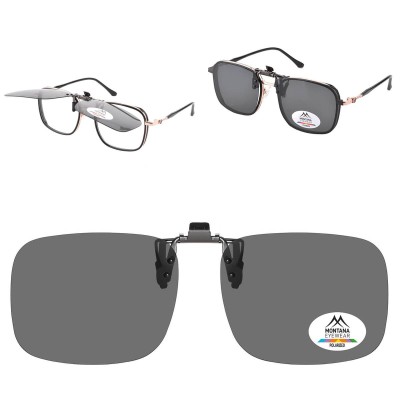 Nakładki przeciwsłoneczne polaryzacyjne na okulary korekcyjne C8 czarne