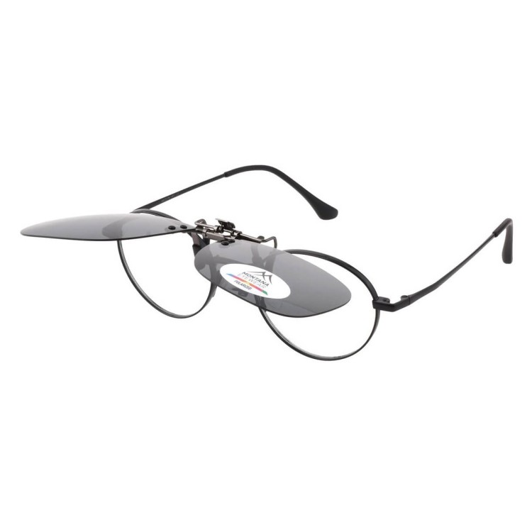 Nakładki przeciwsłoneczne polaryzacyjne na okulary korekcyjne C9 czarne