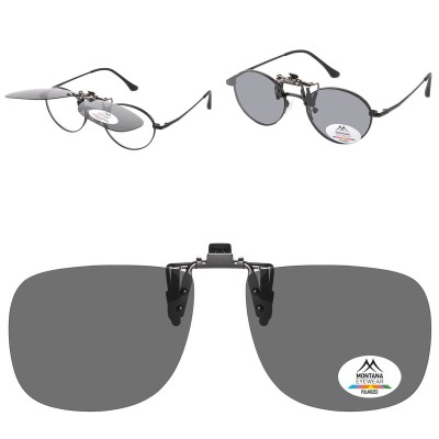 Nakładki przeciwsłoneczne polaryzacyjne na okulary korekcyjne C9 czarne